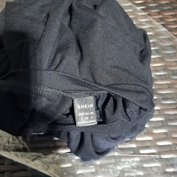 SHEIN Sz S / Sleek Black Bodycon MAXI Dress - Picture 9 of 9